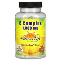 C Complex, 1000 мг, 100 вегетарианских капсул — Nature's Life