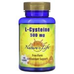 L-цистеин, 500 мг, 100 капсул — Nature's Life
