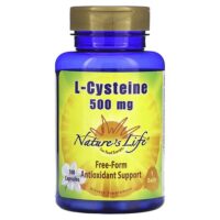 L-цистеин, 500 мг, 100 капсул — Nature's Life