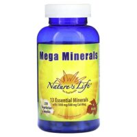 Mega Minerals, 250 вегетарианских капсул — Nature's Life
