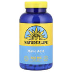 яблочная кислота, 800 мг, 250 капсул — Nature's Life