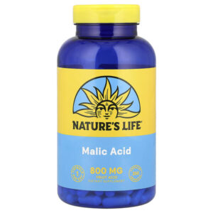 яблочная кислота, 800 мг, 250 капсул — Nature's Life