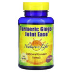 Joint Ease, куркума и имбирь, 100 капсул — Nature's Life