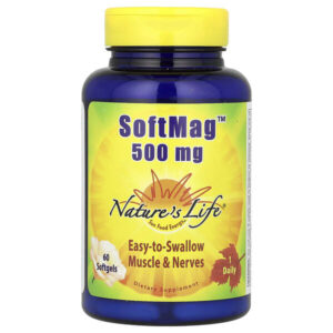SoftMag™, 500 мг, 60 капсул — Nature's Life