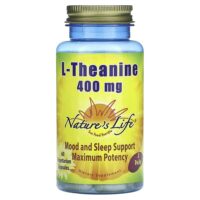 L-теанин, 60 вегетарианских капсул — Nature's Life