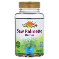 Saw Palmetto, 100 вегетарианских капсул (580 мг на капсулу) — Nature's Life