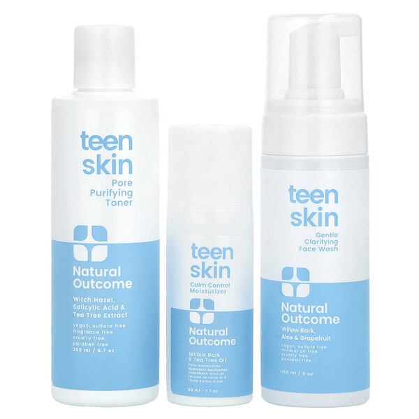 nlo94340_v_19.jpg Teenskin, набор для повседневного ухода за лицом, набор из 3 предметов — Natural Outcome