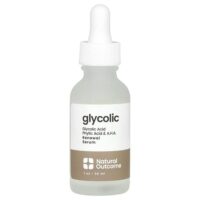 Glycolic, восстанавливающая сыворотка, без отдушек, 30 мл (1 унция) — Natural Outcome
