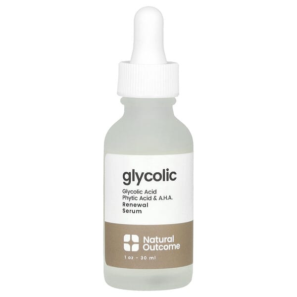 nlo94347_v_19.jpg Glycolic, восстанавливающая сыворотка, без отдушек, 30 мл (1 унция) — Natural Outcome