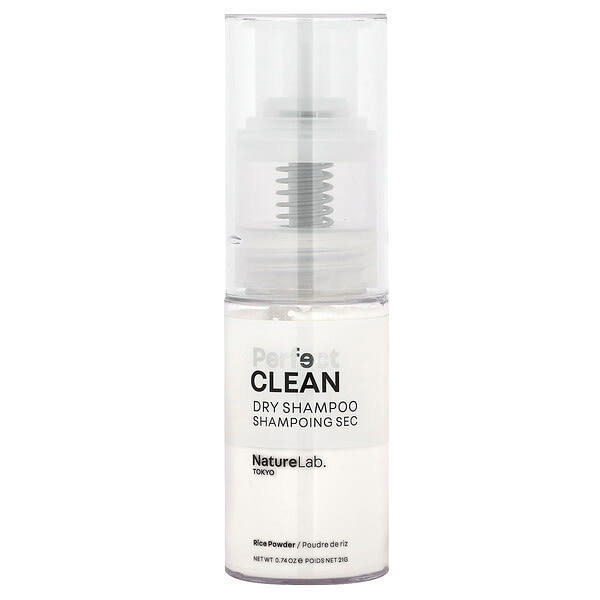 nlt02111_v_10.jpg Perfect Clean, сухой шампунь, с рисовым порошком, 21 г (0,74 унции) — NatureLab Tokyo
