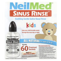 Для детей, Sinus Rinse®, для детей от 2 лет, 1 флакон, 60 пакетиков с готовой смесью — NeilMed