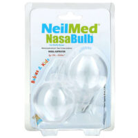 Babies & Kids, NasaBulb, назальный аспиратор, 2 аспиратора, 50 мл (1,69 унции) — NeilMed