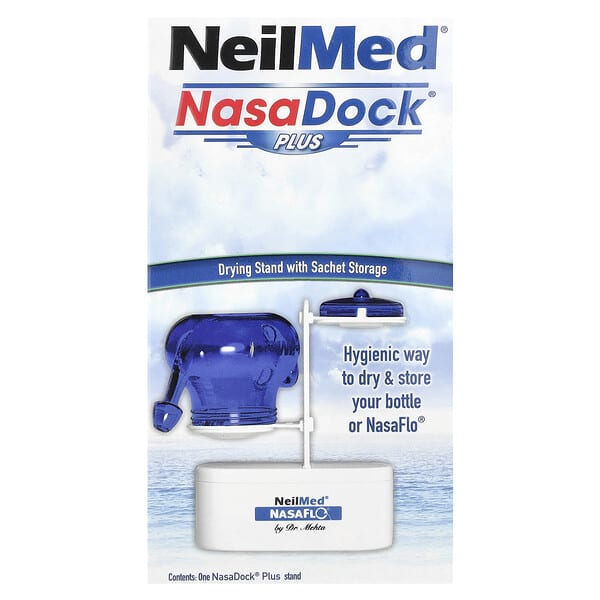 nmd91901_v_53.jpg NasaDock Plus, подставка для саше, белая, 1 штатив NasaDock Plus — NeilMed