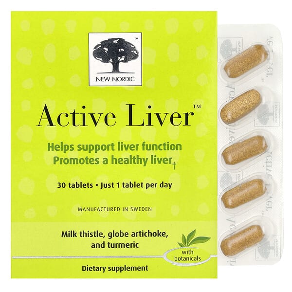 nno91955_v_45.jpg Active Liver™, добавка для печени, 30 таблеток — New Nordic