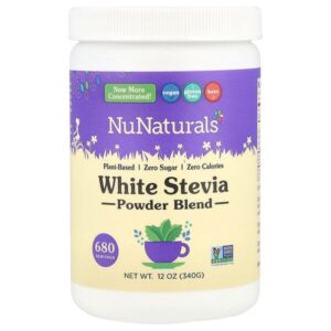 NuStevia Белый порошок стевии, 12 унций (340 г) — NuNaturals