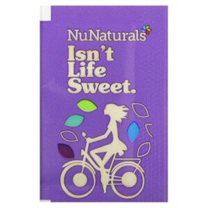 NuStevia, порошок белой стевии, 1000 пакетиков, 1000 г (2,23 фунта) — NuNaturals