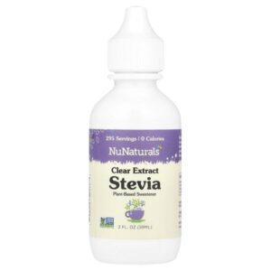 Clear Extract, стевия, 59 мл (2 жидк. унции) — NuNaturals