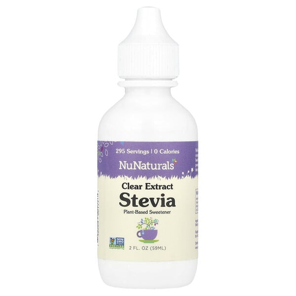 nns00177_v_48.jpg Clear Extract, стевия, 59 мл (2 жидк. унции) — NuNaturals