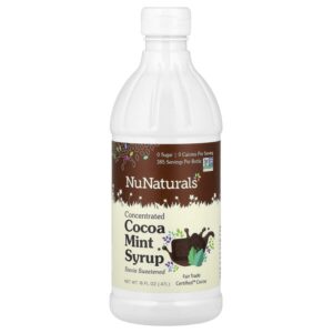 Концентрированный сироп с какао и мятой, 0,47 л (16 жидк. унц.) — NuNaturals