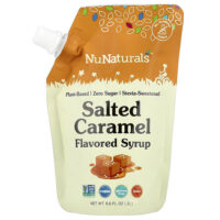 NuStevia, Сироп со вкусом соленой карамели, 6,6 жидких унций (0,2 л) — NuNaturals