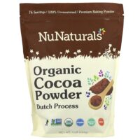 органический какао-порошок, 454 г (1 фунт) — NuNaturals
