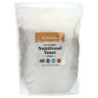 не обогащенные пищевые дрожжи в хлопьях, 681 г (1,5 фунта) — NuNaturals