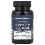 Глицинат магния, максимальное усвоение, 120 капсул (200 мг на капсулу) — Nobi Nutrition