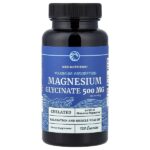 глицинат магния, максимальное усвоение, 120 капсул (250 мг в 1 капсуле) — Nobi Nutrition