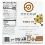 Протеиновый батончик, шоколадная крошка с арахисовой пастой, 12 батончиков по 60 г (2,12 унции) — No Cow — изображение 2