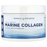 Nordic Beauty, морской коллаген с витамином C, клубника, 150 г (5,3 унции) — Nordic Naturals