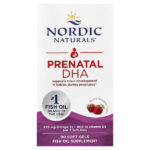 пренатальная ДГК, клубничный вкус, 90 капсул — Nordic Naturals