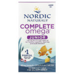Complete Omega™ Junior, для детей от 6 лет, со вкусом лимона, 90 миникапсул — Nordic Naturals