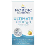 Ultimate Omega, высокоэффективные омега-3 кислоты, со вкусом лимона, 60 капсул (640 мг в 1 капсуле) — Nordic Naturals