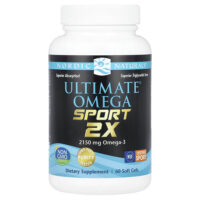 Ultimate Omega Sport 2x, 60 капсул (1075 мг в 1 капсуле) — Nordic Naturals