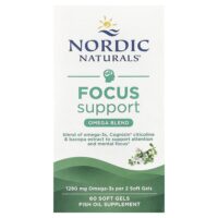 Omega Focus, 1280 мг, 60 капсул (640 мг в 1 капсуле) — Nordic Naturals