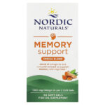 для поддержки памяти, смесь омега, 60 капсул — Nordic Naturals