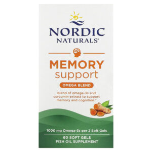 для поддержки памяти, смесь омега, 60 капсул — Nordic Naturals