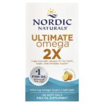 Ultimate Omega 2X, со вкусом лимона, 2150 мг, 60 капсул (1075 мг в 1 капсуле) — Nordic Naturals