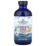 Children's DHA™, ДГК для детей от 1 года, с клубничным вкусом, 237 мл (8 жидк. унций) — Nordic Naturals