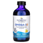 Omega-3D, Lemon, 237 мл (8 жидких унций) — Nordic Naturals