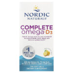 Complete Omega™-D3, лимон, 120 капсул — Nordic Naturals
