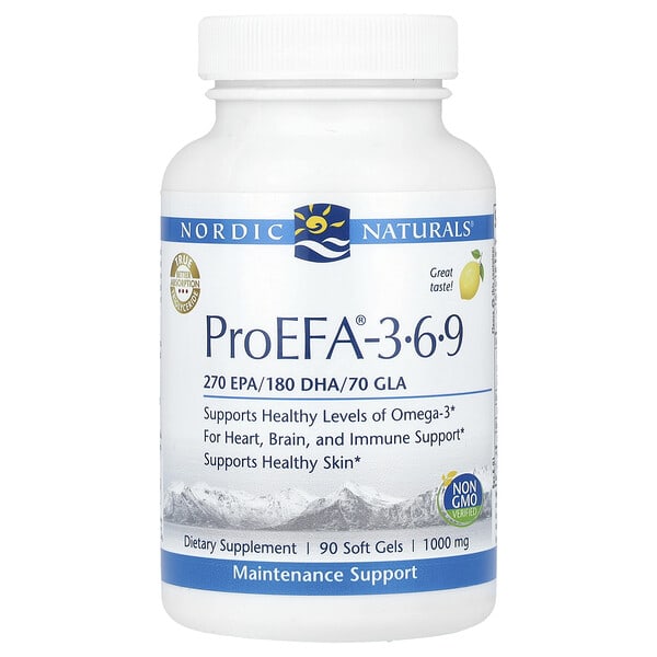 nor03091_v_47.jpg ProEFA-3-6-9, лимон, 1000 мг, 90 капсул — Nordic Naturals