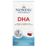 ДГК, клубничный вкус, 415 мг, 180 мягких таблеток — Nordic Naturals