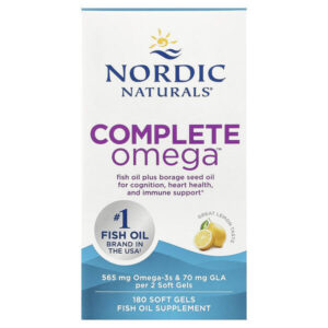 Complete Omega™, лимон, 180 капсул — Nordic Naturals