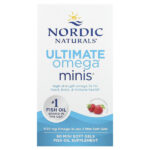 Ultimate Omega® мини, со вкусом клубники, 60 миникапсул (560 мг в 1 капсуле) — Nordic Naturals