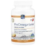 ProOmega® Junior, для детей от 5 лет, клубника, 90 капсул (340 мг в 1 капсуле) — Nordic Naturals