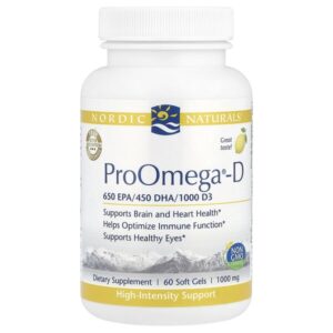 ProOmega®-D, лимон, 60 капсул — Nordic Naturals