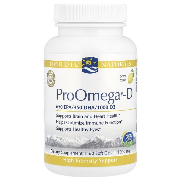 nor12124_v_51.jpg ProOmega®-D, лимон, 60 капсул — Nordic Naturals