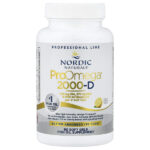 ProOmega 2000-D, Лимон, 1250 мг, 60 мягких таблеток — Nordic Naturals