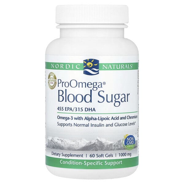 nor12170_v_45.jpg сахар в крови ProOmega®, 60 капсул — Nordic Naturals